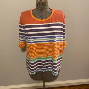 Orvis Striped T shirt XL